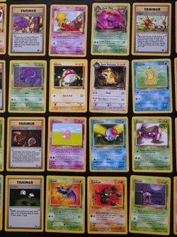 Pokemon 80 WOTC Card No Duplicates Lot Team Rocket Jungle Fossil NM LP Vintage - Image 4