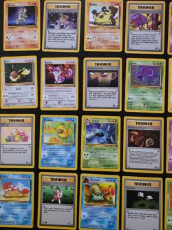 Pokemon 80 WOTC Card No Duplicates Lot Team Rocket Jungle Fossil NM LP Vintage - Image 5