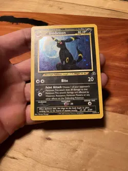 Pokemon TCG Umbreon Holo Neo Discovery 13/75 English Vintage Card - Image 1