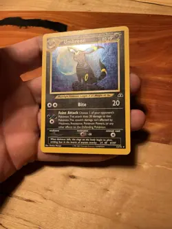 Pokemon TCG Umbreon Holo Neo Discovery 13/75 English Vintage Card - Image 2