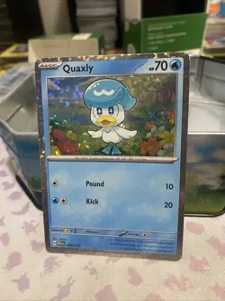 Quaxly 003/015 Holo Rare McDonald's 2023 Promo Pokemon TCG Card NM - Image 1