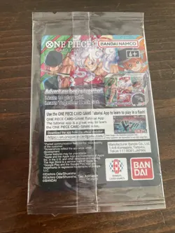 One Piece Monkey.D.Luffy College Basketball US Voyage Promo Card Sealed Rutgers - Image 2