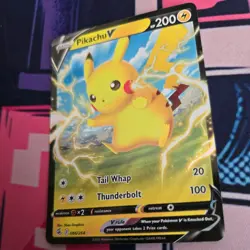 Pikachu V 86/264 Sword & Shield Fusion Strike Pokemon Card - Image 3