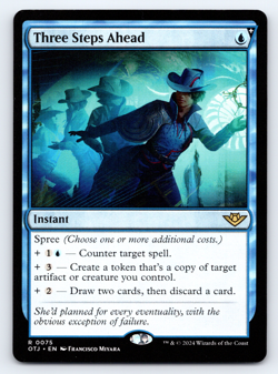 Three Steps Ahead - Outlaws of Thunder Junction MTG - Image 1