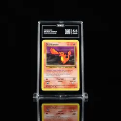 2000 Pokemon Team Rocket Unlimited Charmander #50/82 TAG 5.5 - Image 1