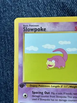 Pokemon TCG Slowpoke Fossil 55/62 1st Edition Basic 50 HP Regular English 1999 - Image 4