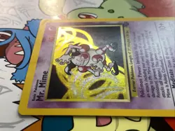 Mr. Mime 6/64 Jungle Set Holo Rare Vintage Pokemon MP/HP - Image 3
