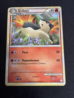 Quilava 49/123 - Heartgold & Soulsilver - Regular - Pokemon TCG - NM/LP - Image 1