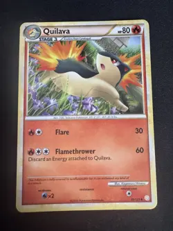 Quilava 49/123 - Heartgold & Soulsilver - Regular - Pokemon TCG - NM/LP - Image 3