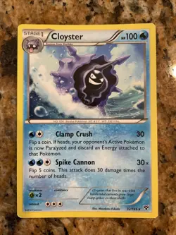 Cloyster 32/146 - XY Base Set - Non-Holo Rare - Pokemon TCG - NM - Image 1