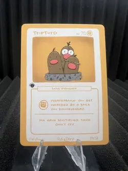 Tripturd (Dugtrio) 34/38 - 1st Edition Pokederp Second Print Fan Art - Pokemon - Image 1