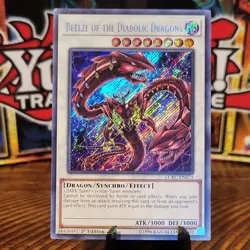 Yu-Gi-Oh! Beelze of the Diabolic Dragons 1st Edition LCKC-EN071 Secret Rare NM - Image 1