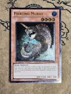 Yugioh Piercing Moray GENF-EN082 1st Edition Ultimate Rare MP - Image 1