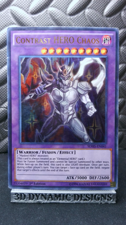 | Yugioh Contrast HERO Chaos SDHS-EN041 1st Edition PL 🔥 | - Image 1