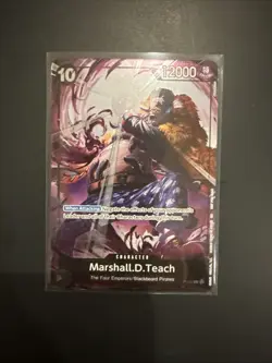 Marshall D Teach Promo P-100 ONE PIECE Promotion Pack New Four Emperors - Image 1