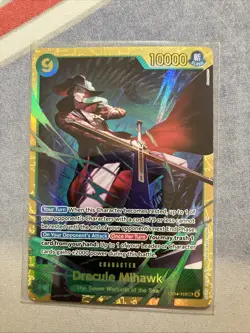 Dracule Mihawk | OP14-119 | One Piece | The Azure Sea’s Seven | Foil | SEC - Image 1