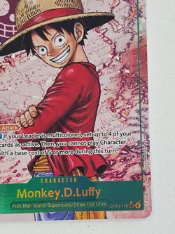 Monkey D. Luffy OP13-118 SEC Alt Art One Piece Carrying On His Will English NM - Image 5