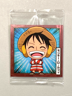 Monkey D Luffy- SW8-22 N - One Piece Wafer Sticker Japanese - Image 1