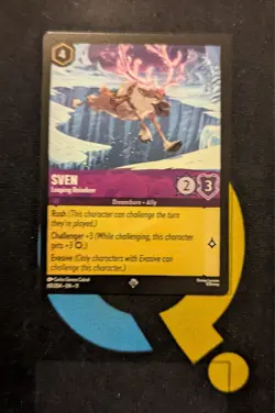 Sven - Leaping Reindeer 60/204 Super Rare Disney Lorcana Winterspell - Image 1