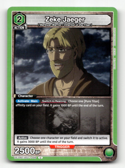 Union Arena Zeke Jaeger (046) - UE10BT: Attack on Titan - Image 1