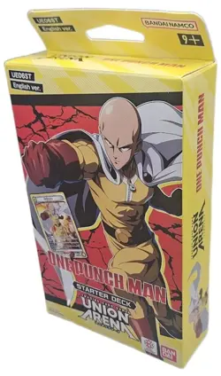 Bandai TCG Union Arena: One Punch Man Factory Sealed Starter Deck Box 50 Cards - Image 1