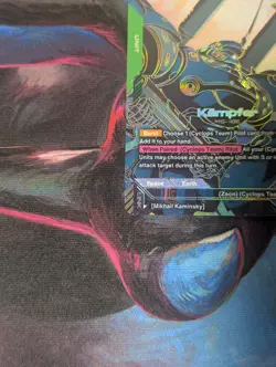 Gundam Card Game GD03 Kampfer LR++ Parallel Ultra Rare Foil English NM - Image 3