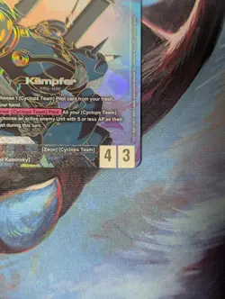 Gundam Card Game GD03 Kampfer LR++ Parallel Ultra Rare Foil English NM - Image 4