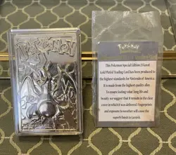 Charizard 23k Gold Plated Trading Card - Image 4