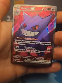 Pokemon TCG Gengar EX Temporal Forces Ultra Rare Card 193/162 - Image 3