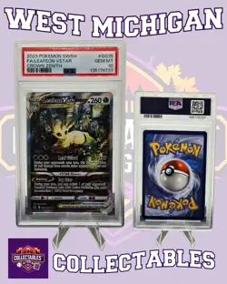 PSA 10 Leafeon VSTAR GG35 Crown Zenith Galarian Gallery Ultra Rare Pokemon Card - Image 1