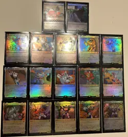 MTG Japanese Transformers FOIL Complete Set 17 Card BOT Universes Beyond - Image 1