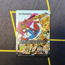 Feed The Swarm M 16 MTG Spider-Man Magic The Gathering ENGLISH BORDERLESS 0016 - Image 1