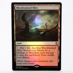Bloodstained Mire - Foil - MTG Khans of Tarkir - NM - Image 1