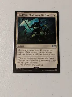 MTG And They Shall Know No Fear - Universes Beyond: Warhammer 40k NM - Image 1