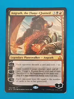 Angrath, the Flame-Chained [Rivals of Ixalan] Magic MTG LP - Image 1
