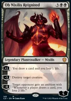 Magic the Gathering MTG Ob Nixilis Reignited (149) Commander 2021 NM - Image 1