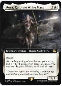 Rosa, Resolute White Mage (Extended Art) R FINAL FANTASY 431 NM - Image 1