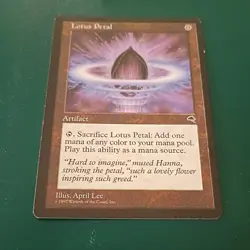 MtG Lotus Petal: Tempest NM/LP ACTUAL PHOTOS! - Image 1