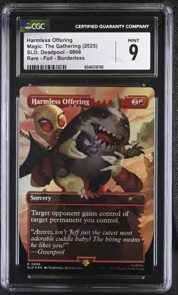 HARMLESS OFFERING Secret Lair Foil Deadpool CGC 9 MTG [Nostalgium] - Image 1