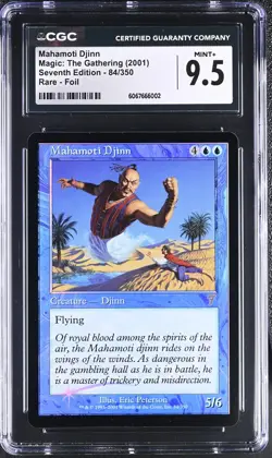 MAHAMOTI DJINN 7th Edition Foil Rare CGC 9.5 MTG [Nostalgium] - Image 1
