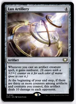 Lux Artillery NM EOC Commander: Edge of Eternities MTG - Image 1