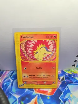 Cyndaquil 55/165 – Pokemon TCG Expedition Base Set 2002 Vintage e-Reader Card - Image 1