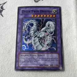 Yu-Gi-Oh! TCG Cyber Twin Dragon CRV-EN035 Cybernetic Revolution Fusion English - Image 1