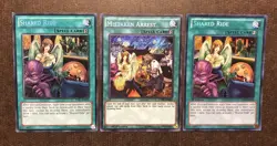 Yugioh - 2x Shared Ride LVAL-EN070 & Mistaken Arrest CORE-EN065, Secret Rare, NM - Image 1