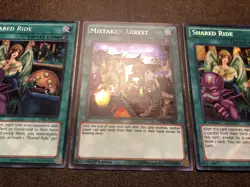 Yugioh - 2x Shared Ride LVAL-EN070 & Mistaken Arrest CORE-EN065, Secret Rare, NM - Image 3