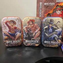 One Piece Lot Vol. 2 Tin Illustration Box Vol. 5 Azure Sea's OP-14 Double Pack - Image 2