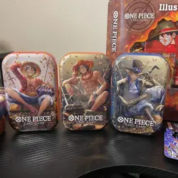 One Piece Lot Vol. 2 Tin Illustration Box Vol. 5 Azure Sea's OP-14 Double Pack - Image 3