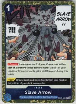 One Piece TCG Slave Arrow (Pirate Foil) UC Premium -The Best- Vol. 2 OP07-056 - Image 1