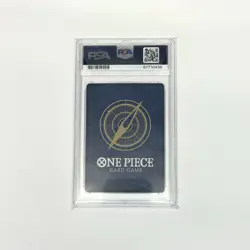PSA 10 Gem Mint Dracule Mihawk OP01-070 Errata One Piece Romance Dawn 2022 - Image 2