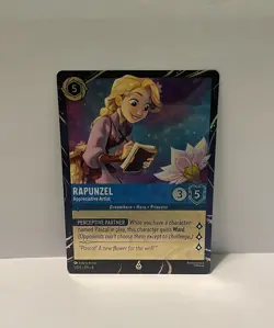 Disney Lorcana TCG Rapunzel Epcot Festival of the Arts Promo Card 1/DIS EN 4 - Image 1